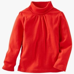 Oshkosh Kids Deep Pink Turtleneck Long Sleeve Shirt